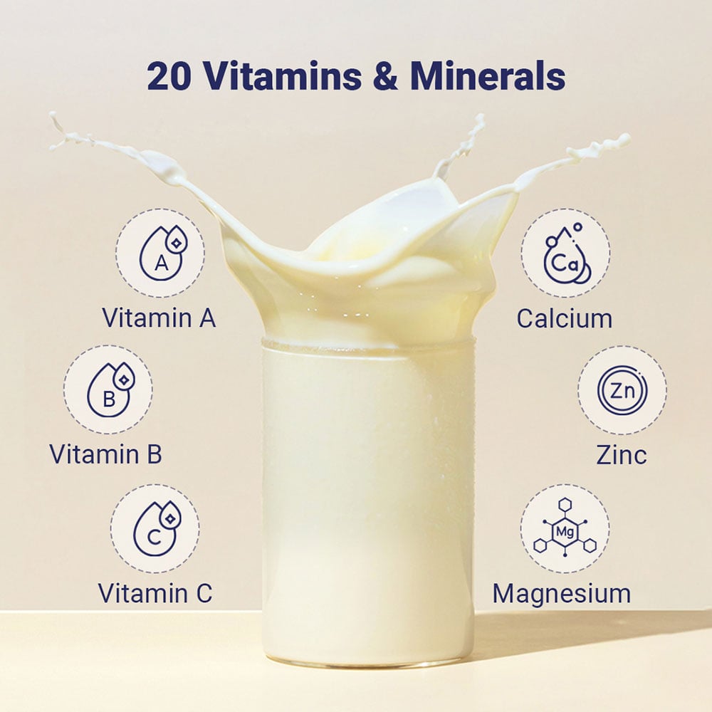 7 - Supermilk Height+ Unsweetened for 13+ Yrs Girl Personalized Protein and Nutrition Drink Mix,  400 g  Creamy Pink Vanilla