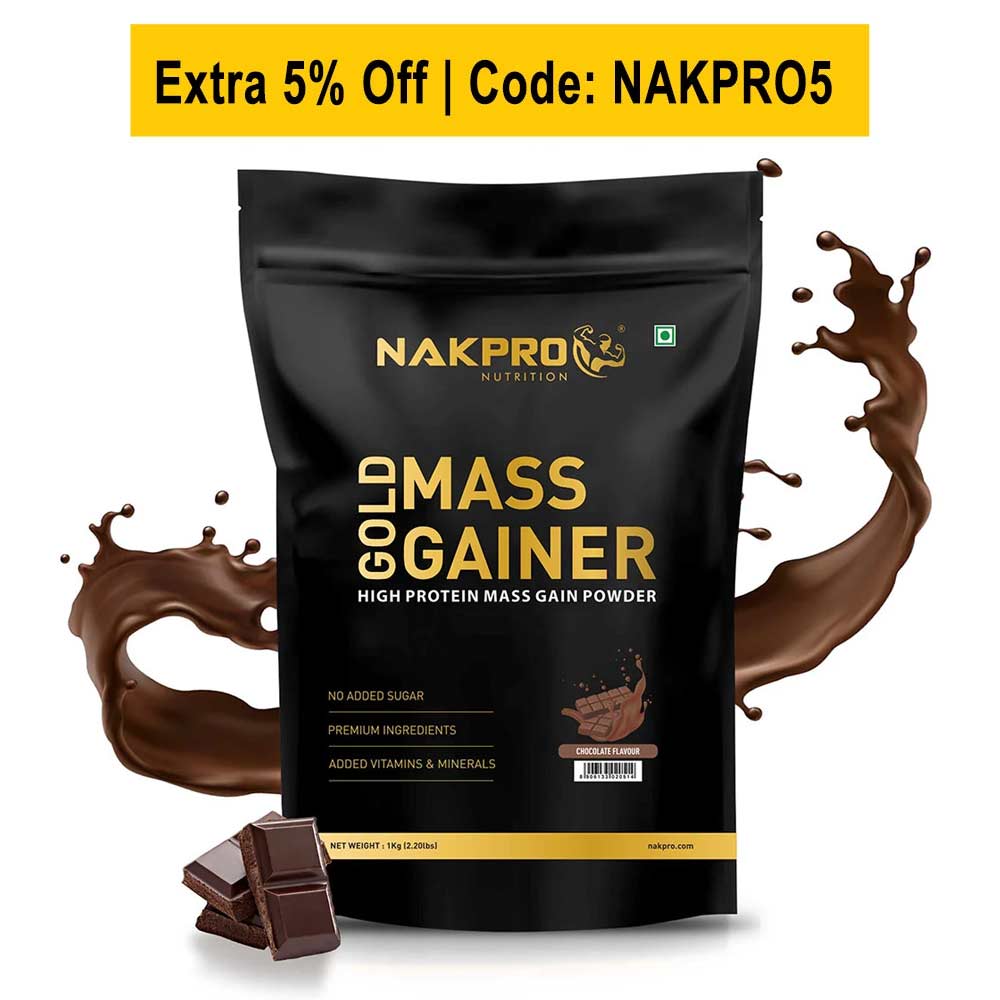 Nakpro Gold Mass Gainer,  2.2 lb  Chocolate 