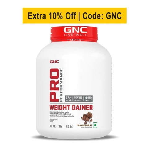 GNC Pro Performance Weight Gainer, 6.6 lb Double Chocolate