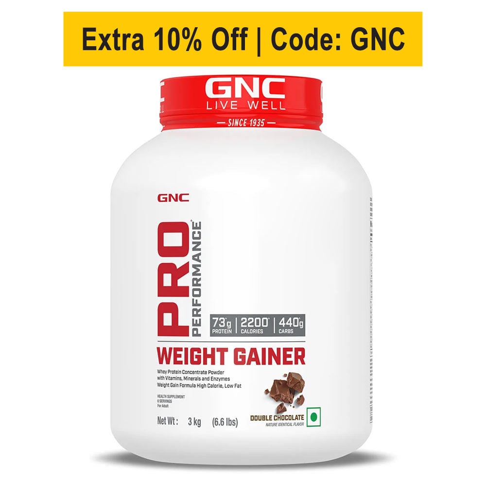 GNC Pro Performance Weight Gainer, 6.6 lb Double Chocolate
