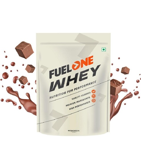 4 - Fuel One Whey Protein Powder,  2.2 lb  Fudge Chocolate 