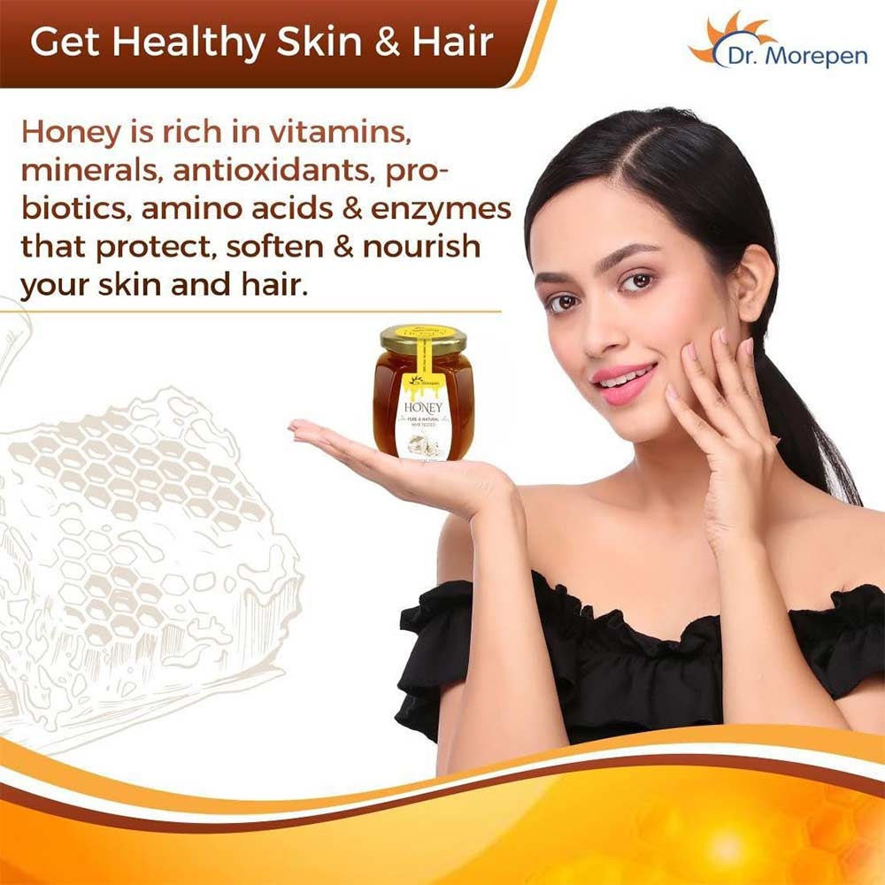 3 - Dr. Morepen 100% Pure Organic Honey & Multi Flora Honey,  250 g  Pure & Natural 