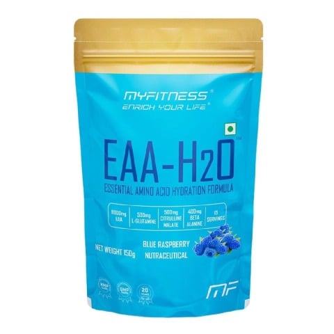 1 - Myfitness EAA-H2O,  Blue Raspberry  0.33 lb  15 Servings 