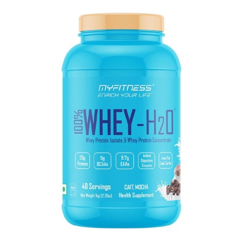 Myfitness 100% WHEY-H2O Protein Isolate,  2.2 lb  Cafe Mocha 