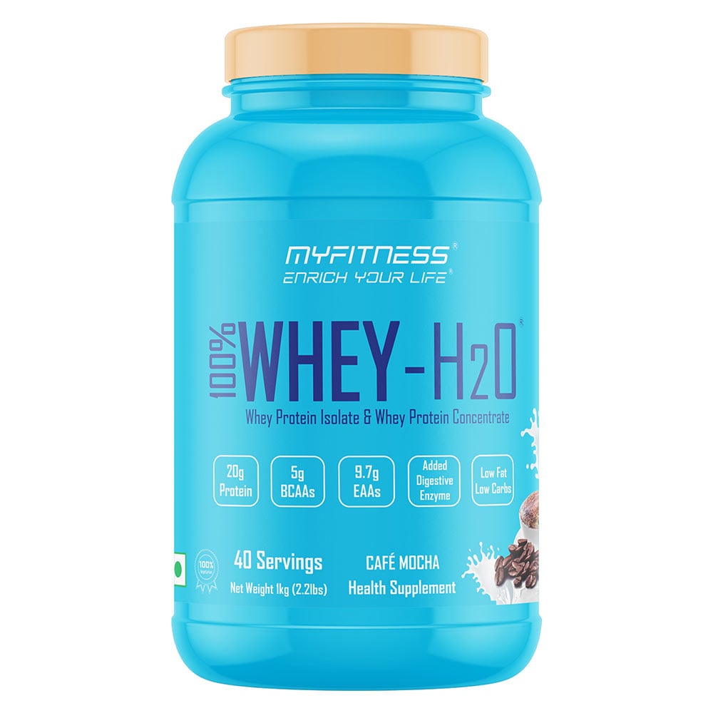 Myfitness 100% WHEY-H2O Protein Isolate,  2.2 lb  Cafe Mocha 