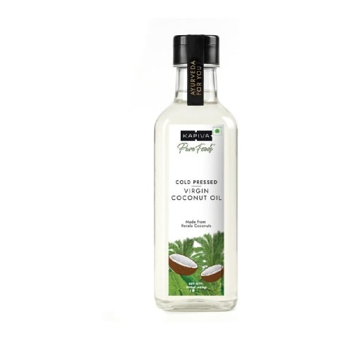 1 - Kapiva Virgin Coconut Oil (Cold-Pressed For Maximum Nutrition),  0.5 L 