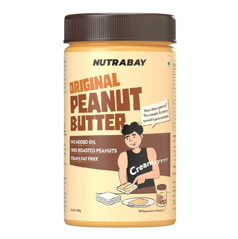 1 - Nutrabay Foods Original Peanut Butter,  750 g  Creamy 
