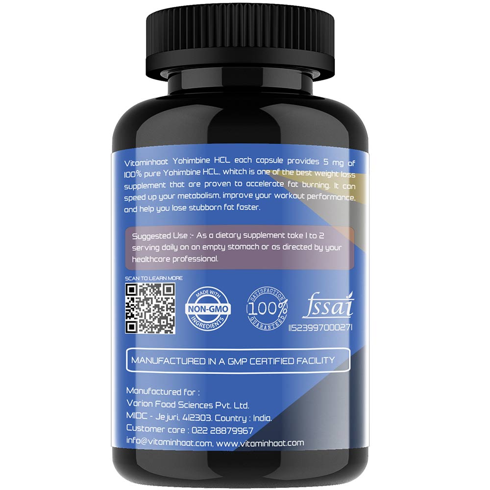 6 - Vitaminhaat Yohimbine HCL Xtend - Pro,  60 capsules  Unflavoured 