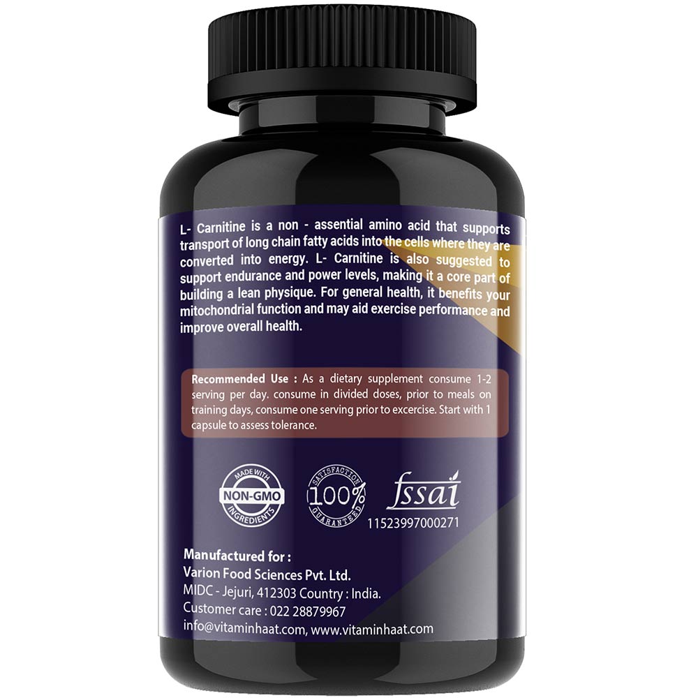 6 - Vitaminhaat L Carnitine,  120 capsules  Unflavoured 