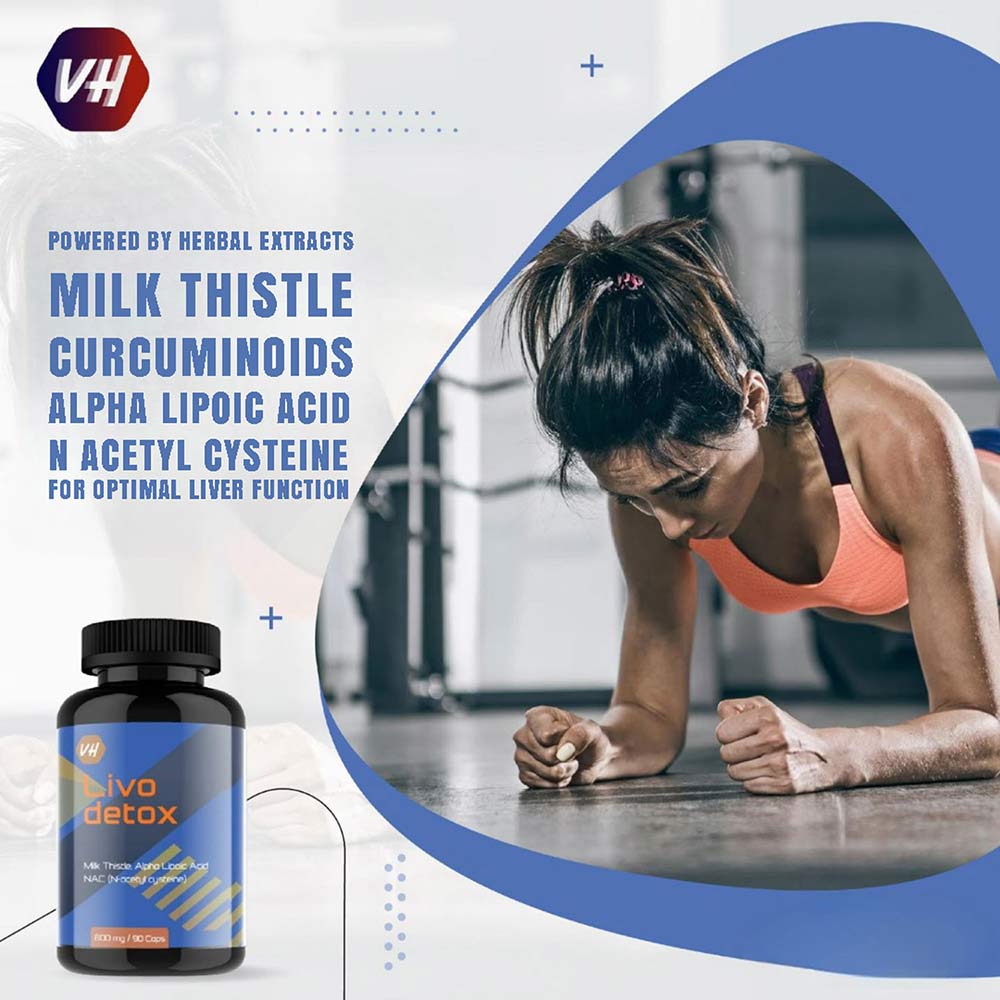 5 - Vitaminhaat Livo Detox,  90 capsules 
