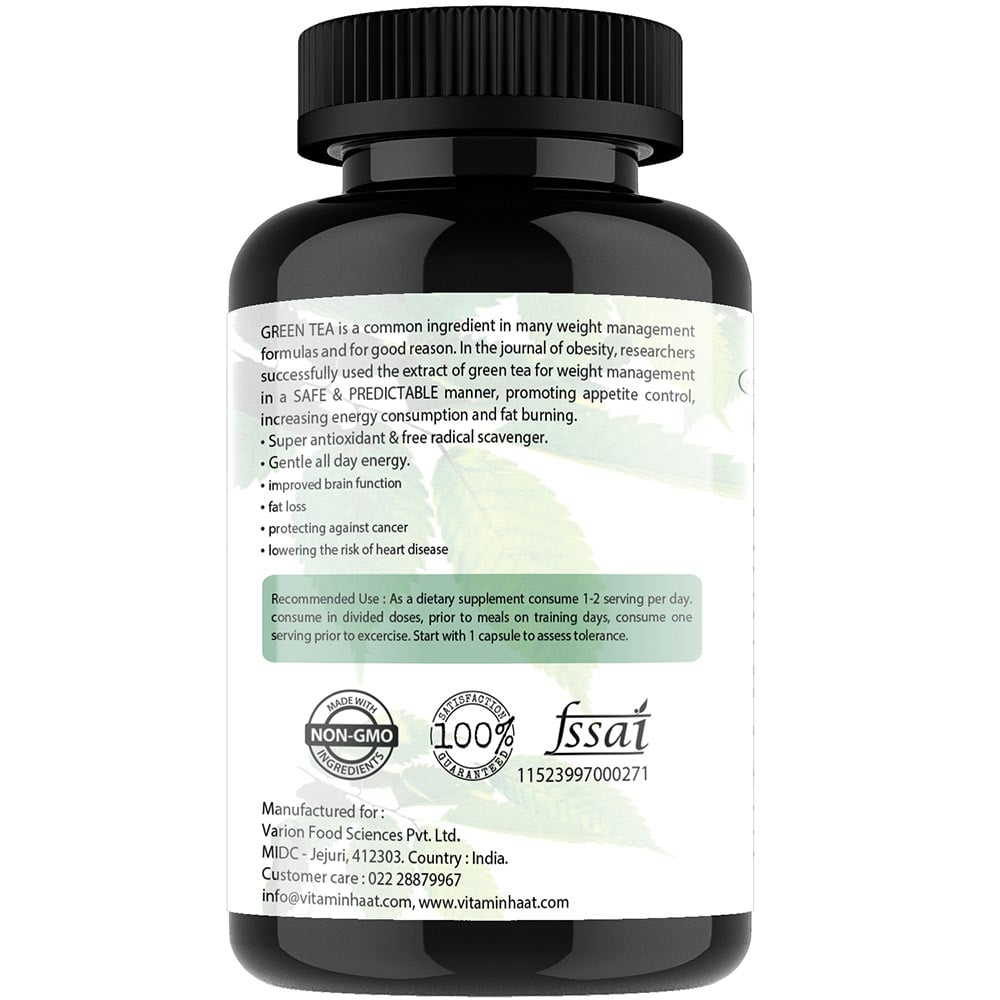 6 - Vitaminhaat Green Tea 90%,  90 capsules  Natural 