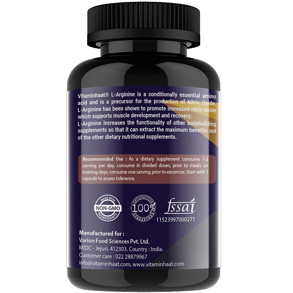 8 - Vitaminhaat L Arginine,  120 capsules 
