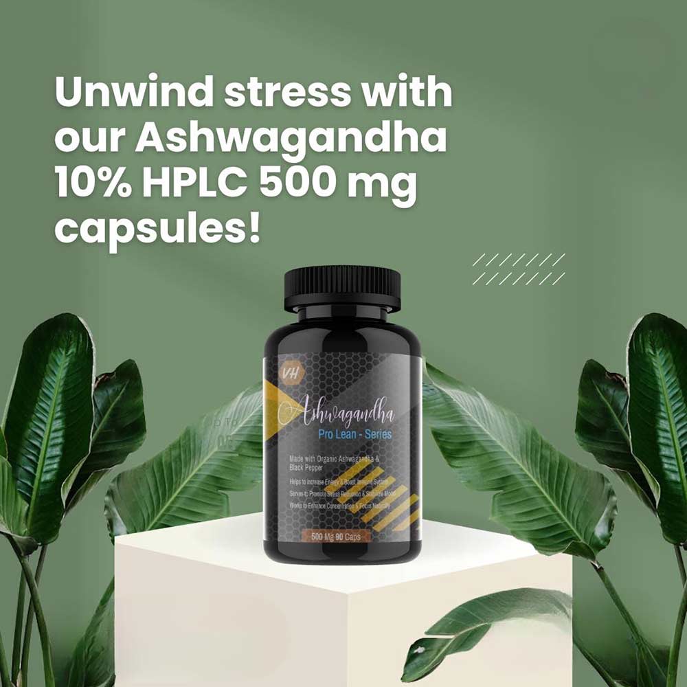 3 - Vitaminhaat Ashwagandha 10% HPLC,  90 capsules 