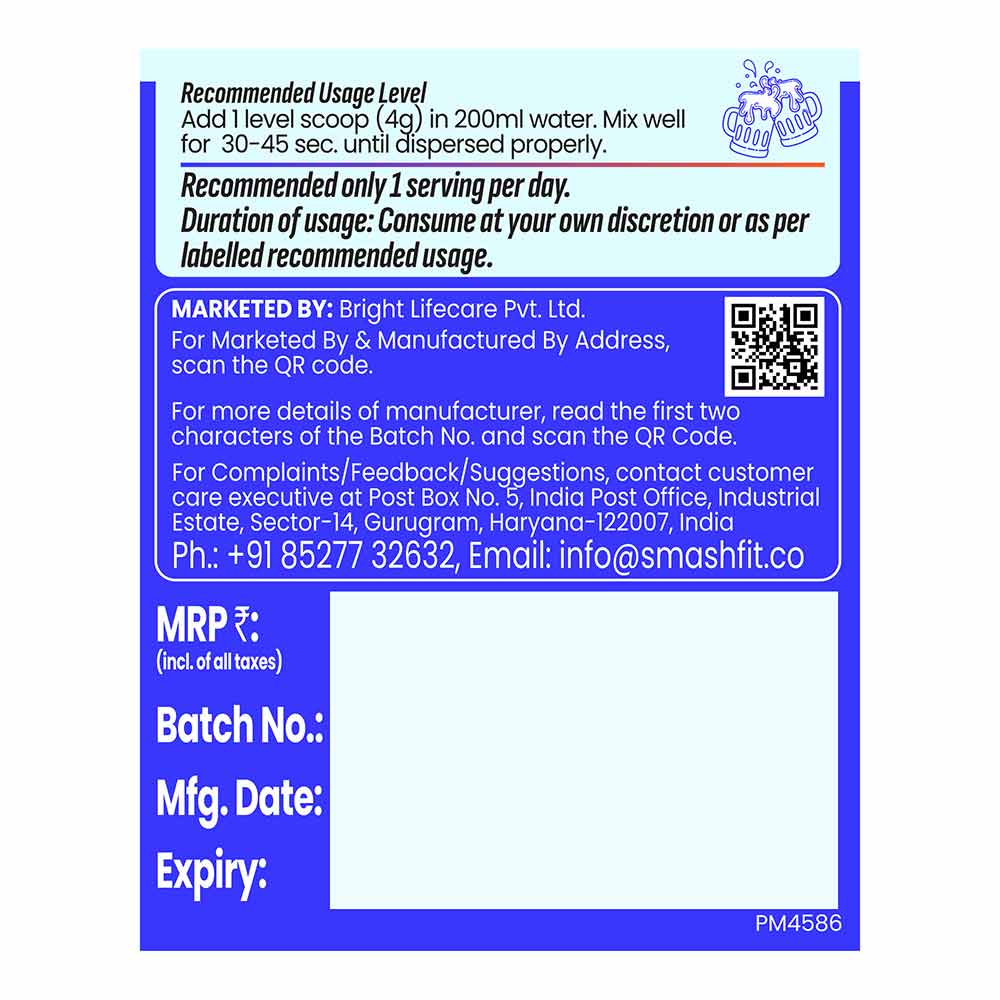 2 - Smash Micronised Creatine Monohydrate,  Citrus Surge  0.71 lb