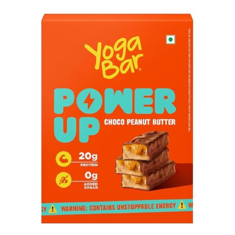 1 - Yogabar Power Up 20g Protein Bar,  5 bar(s)  Choco Peanut Butter 