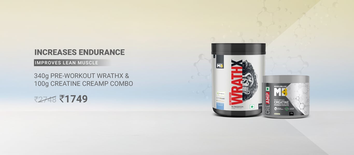 0.75lb Pre Workout WrathX and 100g Creatine Combos @ 1749