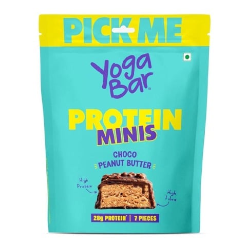 1 - Yogabar Protein Minis,  7 bar(s)  Choco Peanut Butter 