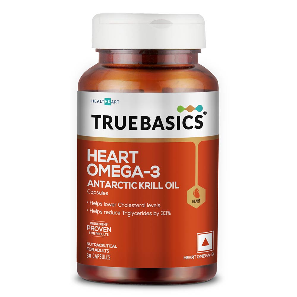 3 - TrueBasics Heart Omega-3 Antarctic Krill Oil,  30 capsules 