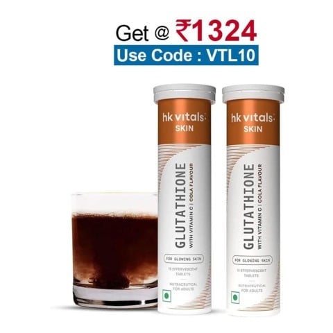 HealthKart HK Vitals Glutathione Effervescent,  Cola  30 tablet(s) 