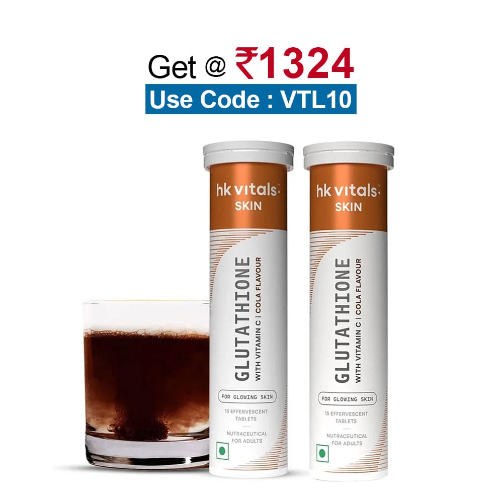 HealthKart HK Vitals Glutathione Effervescent,  Cola  30 tablet(s) 