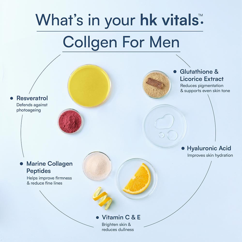 4 - HealthKart HK Vitals Collagen for Men,  200 g  Lemon