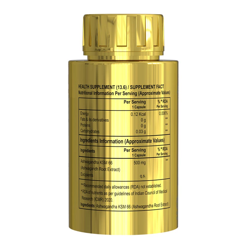 3 - Divine Lifestyle Ashwagandha KSM-66,  60 veggie capsule(s) 
