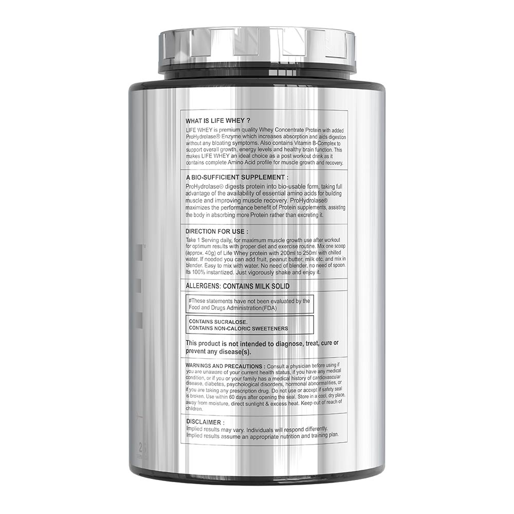 2 - Divine Nutrition Life Whey,  2.2 lb  Chocolate 