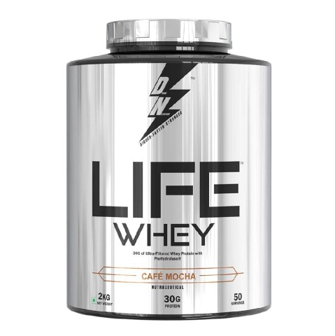 1 - Divine Nutrition Life Whey,  4.4 lb  Cafe Mocha 
