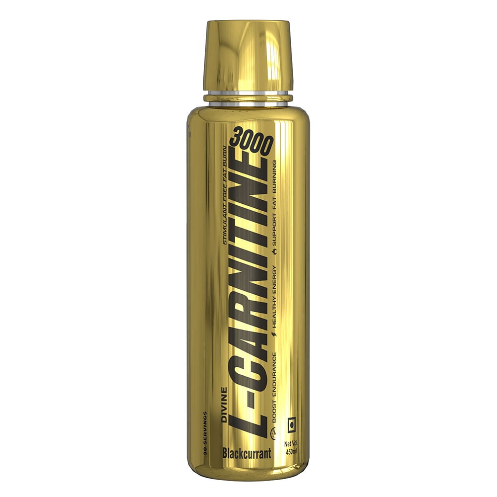 1 - Divine Nutrition L-Carnitine 3000mg,  450 ml  Blackcurrant 