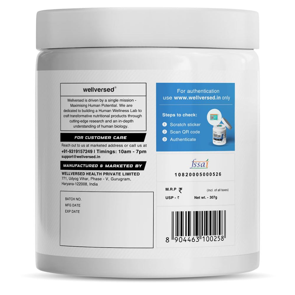 2 - Wellcore Micronised Creatine Monohydrate,  Kiwi Kick  0.677 lb 