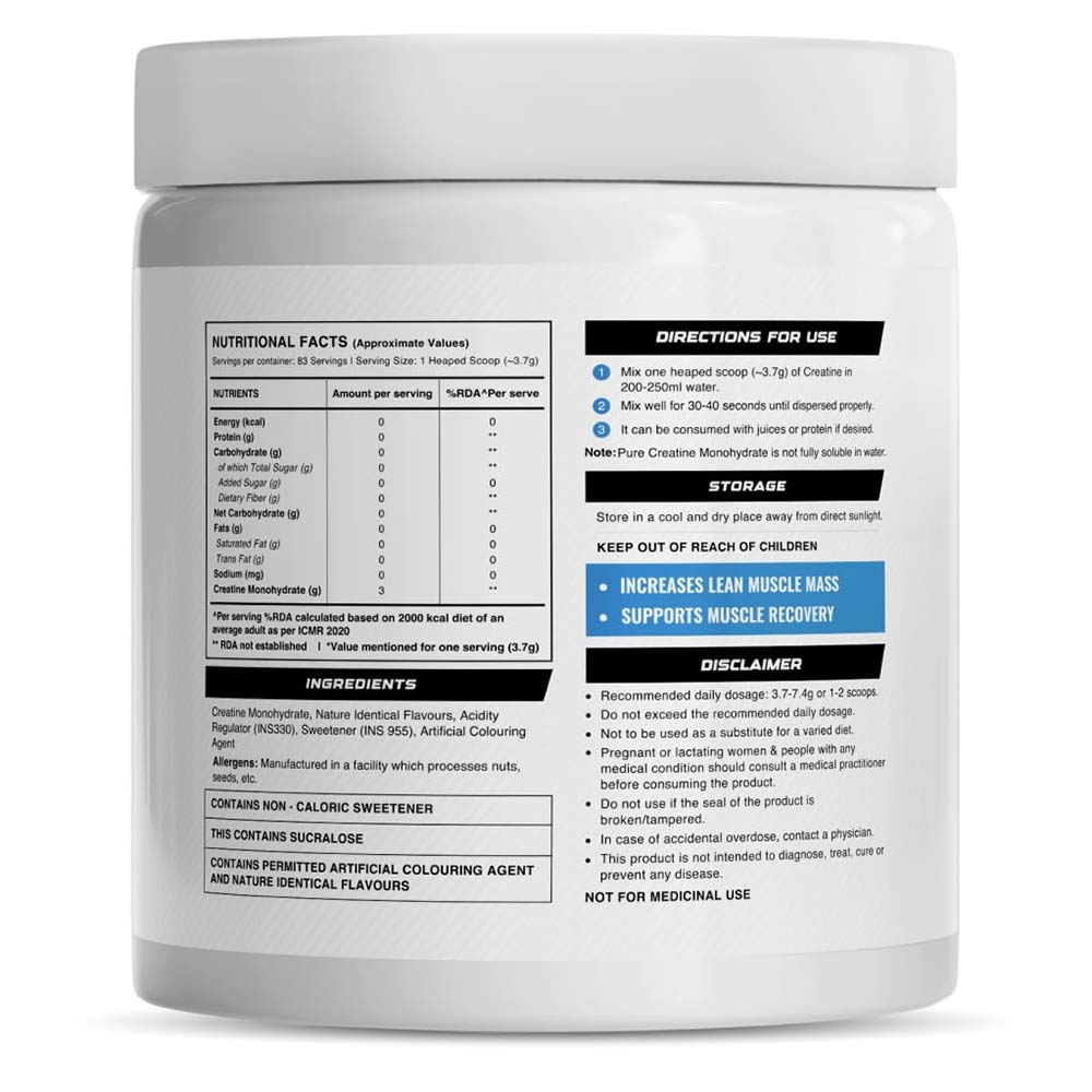 7 - Wellcore Micronised Creatine Monohydrate,  Kiwi Kick  0.677 lb 