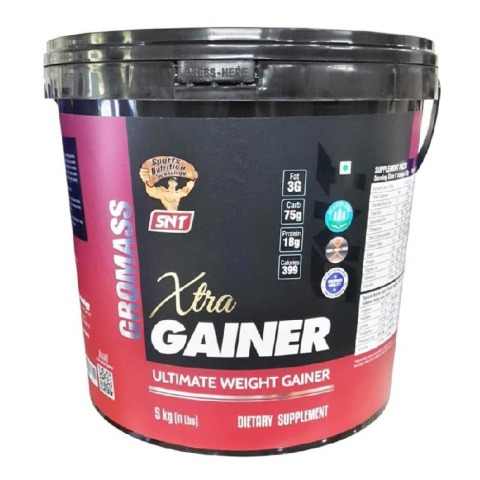 1 - SNT Gromass Xtra Gainer,  11 lb  Chocolate 