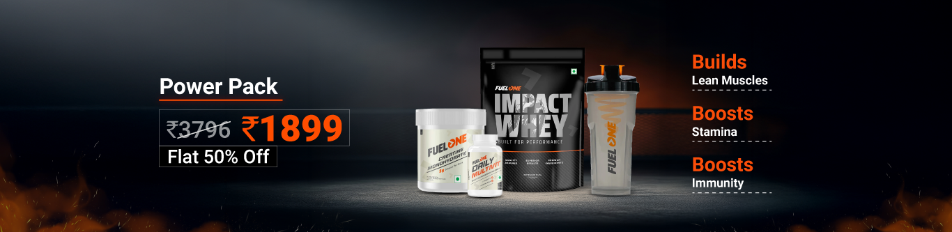 Fuel One Impact Whey Protein 1kg Chocolate & Creatine Monohydrate 100g & Daily Multivitamin 30 Tabs & Shaker Combo