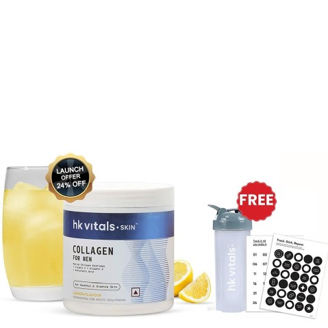 HealthKart HK Vitals Collagen for Men, 200 g Lemon