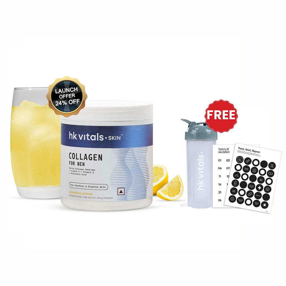 HealthKart HK Vitals Collagen for Men,  200 g  Lemon 