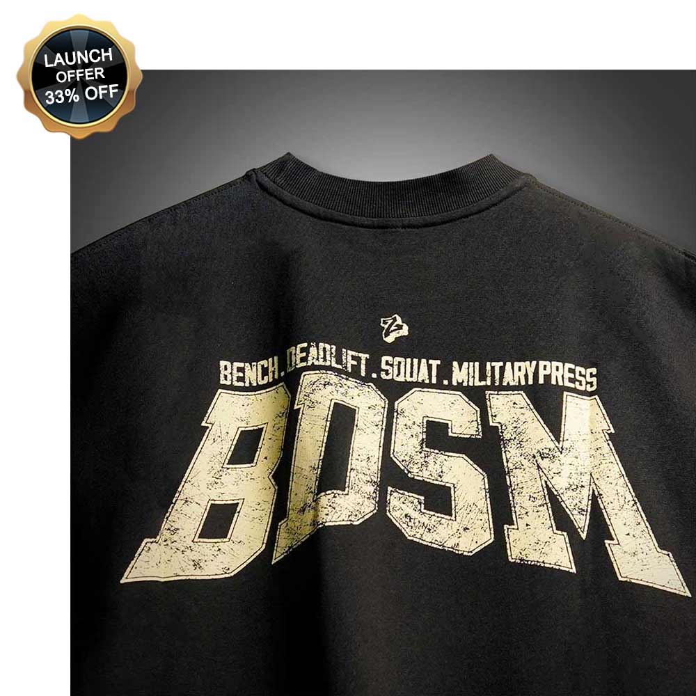 MuscleBlaze B.D.S.M Oversized Tank,  Large  Charcoal 