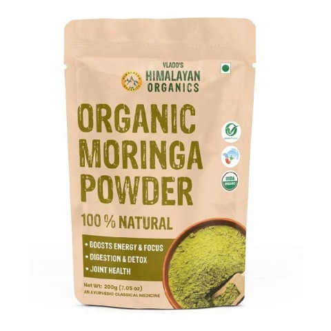 2 - Vlado's Himalayan Organics Organic Moringa Powder, 200 g