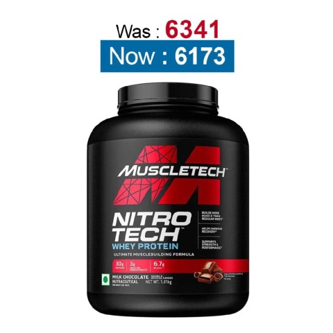 MuscleTech NitroTech Whey Protein,  4 lb  Milk Chocolate - India 