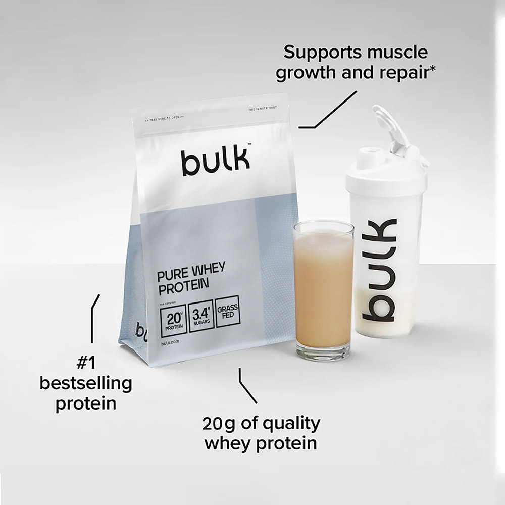 6 - Bulk Pure Whey Protein,  3.96 lb  Chocolate 