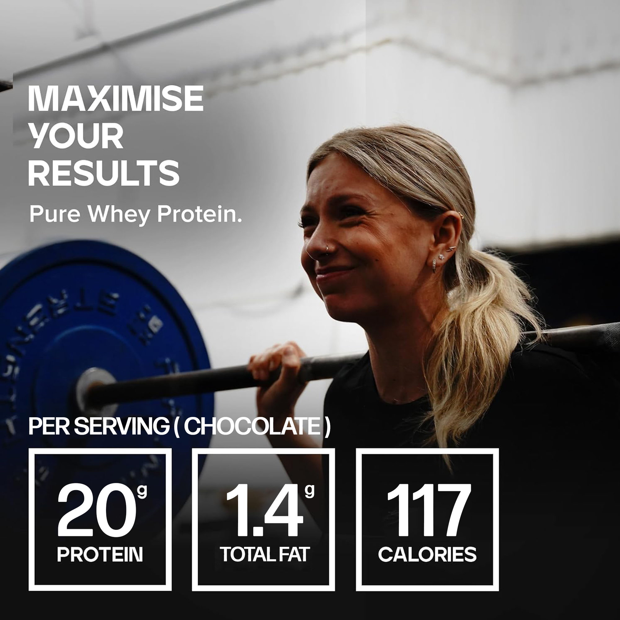 5 - Bulk Pure Whey Protein,  0.99 lb  Chocolate 