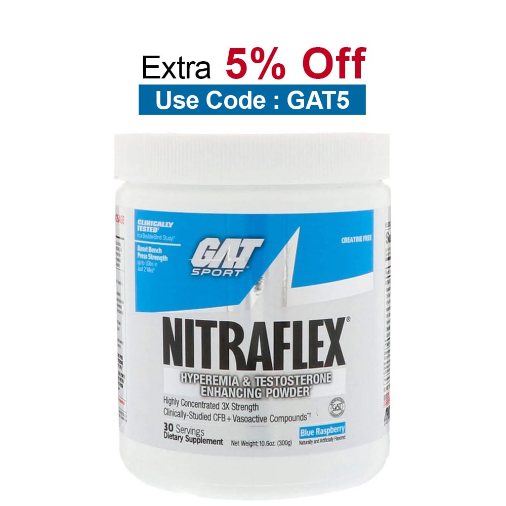 GAT Nitraflex,  0.66 lb  Blue Raspberry 