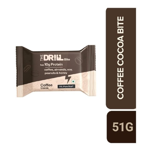 1 - The Drill Protein Bite 10g Protein,  6 bar(s)  Coffee Cocoa 