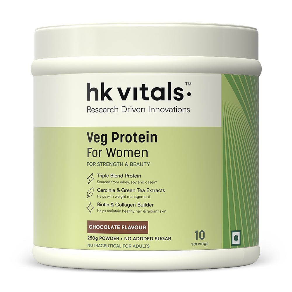 1 - HK Vitals Protein for Women, 0.55 lb Chocolate, 100% VEG