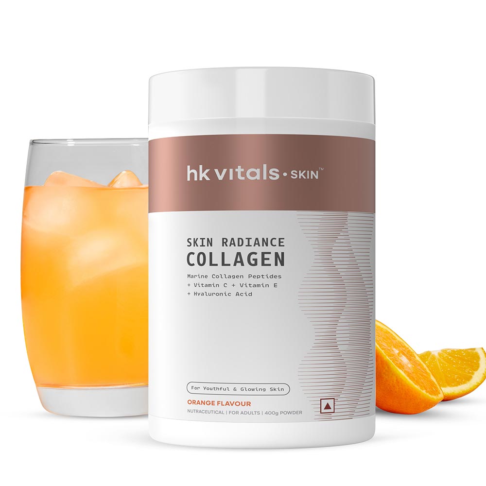 10-(2 - HealthKart HK Vitals Skin Radiance Collagen,  400 g  Orange 