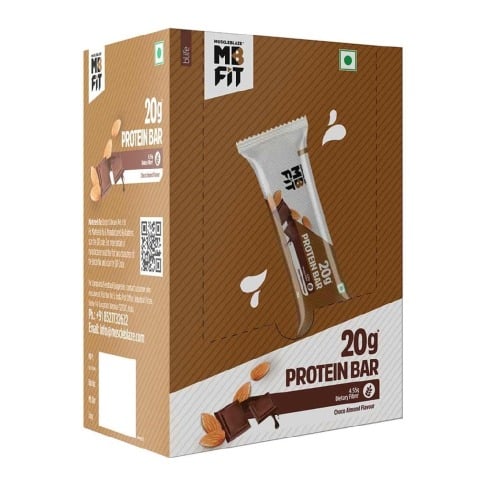 4 - MuscleBlaze Protein Bar (20 gm Protein),  6 bar(s)  Choco Almond 