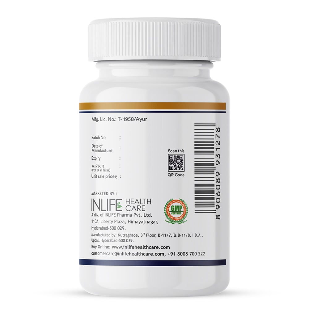 2 - INLIFE Fish Oil Double Strength Omega 3 (1000 mg),  60 capsules 