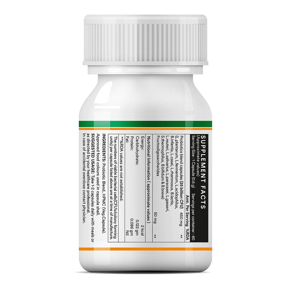 5 - INLIFE Prebiotic and Probiotics Forte Supplement,  60 capsules  Unflavoured 