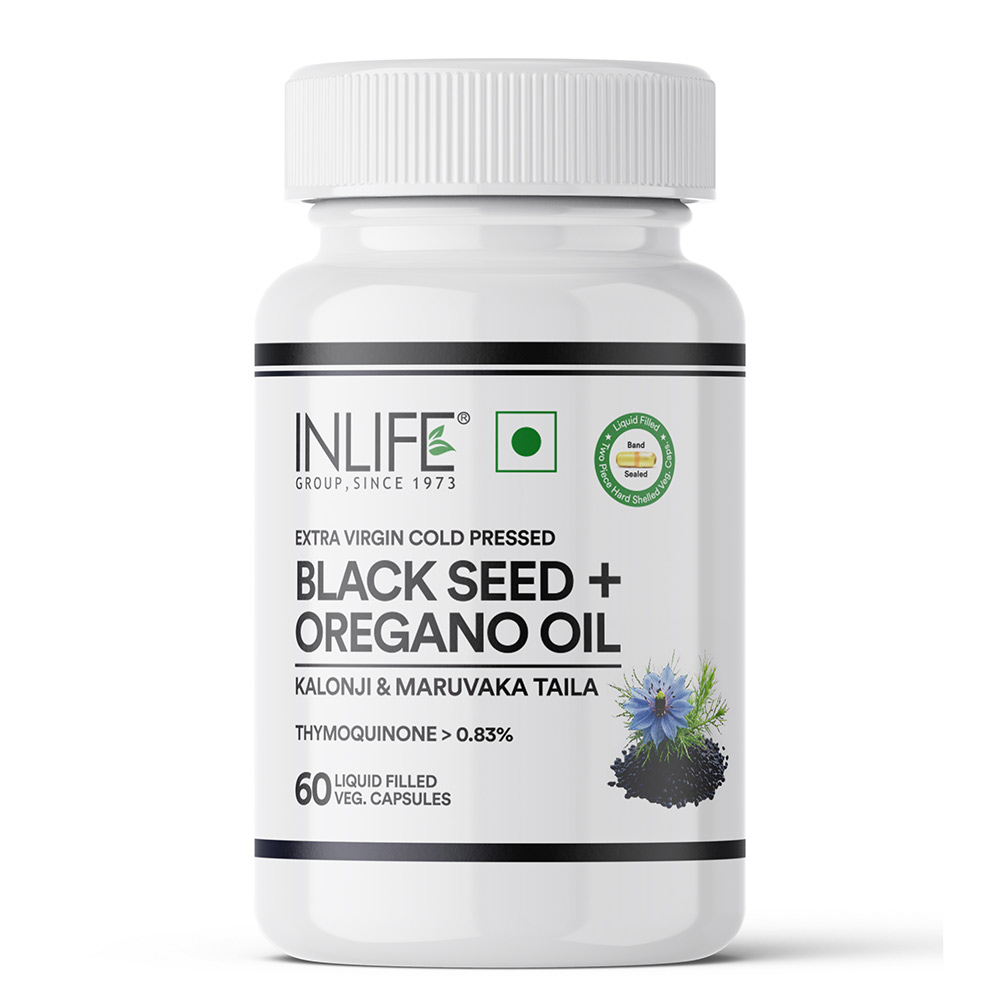 2 - INLIFE Black Seed & Oregano Oil,  60 veggie capsule(s) 