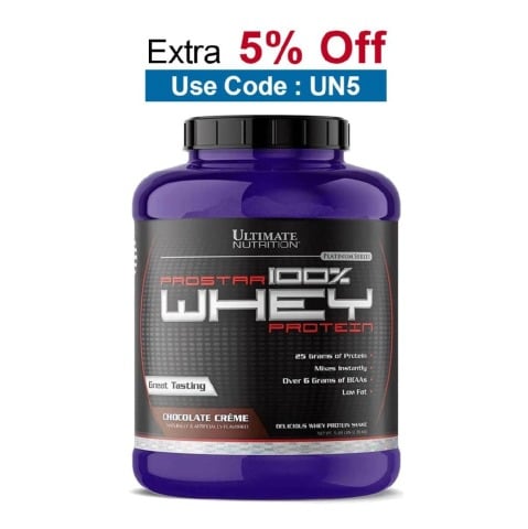 Ultimate Nutrition Prostar 100% Whey Protein, 5.28 lb Chocolate Creme