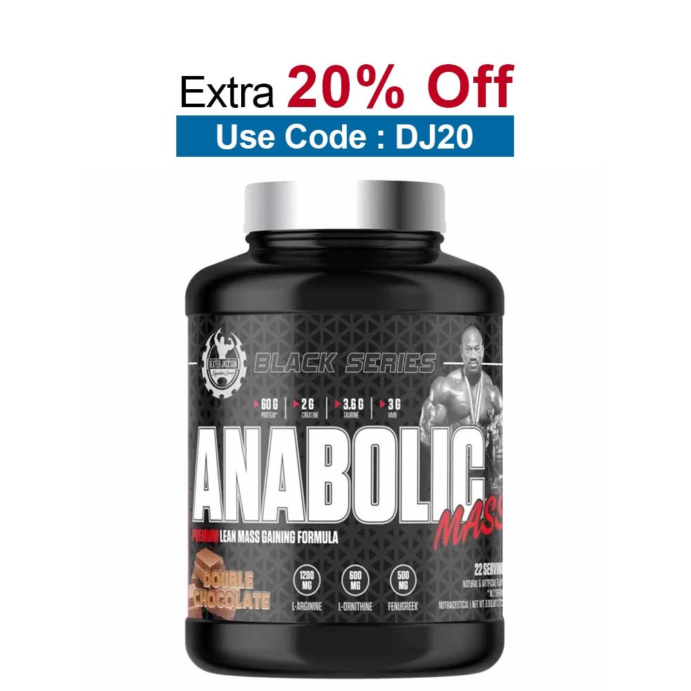 Dexter Jackson Black Series Anabolic Mass Gainer,  6 lb  Double Chocolate 